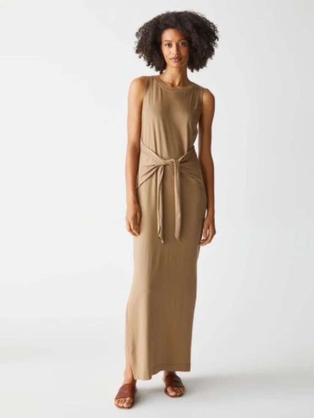 Michael Stars Solange Tie‎ Maxi Dress Medium Contemporary Resort Lounge